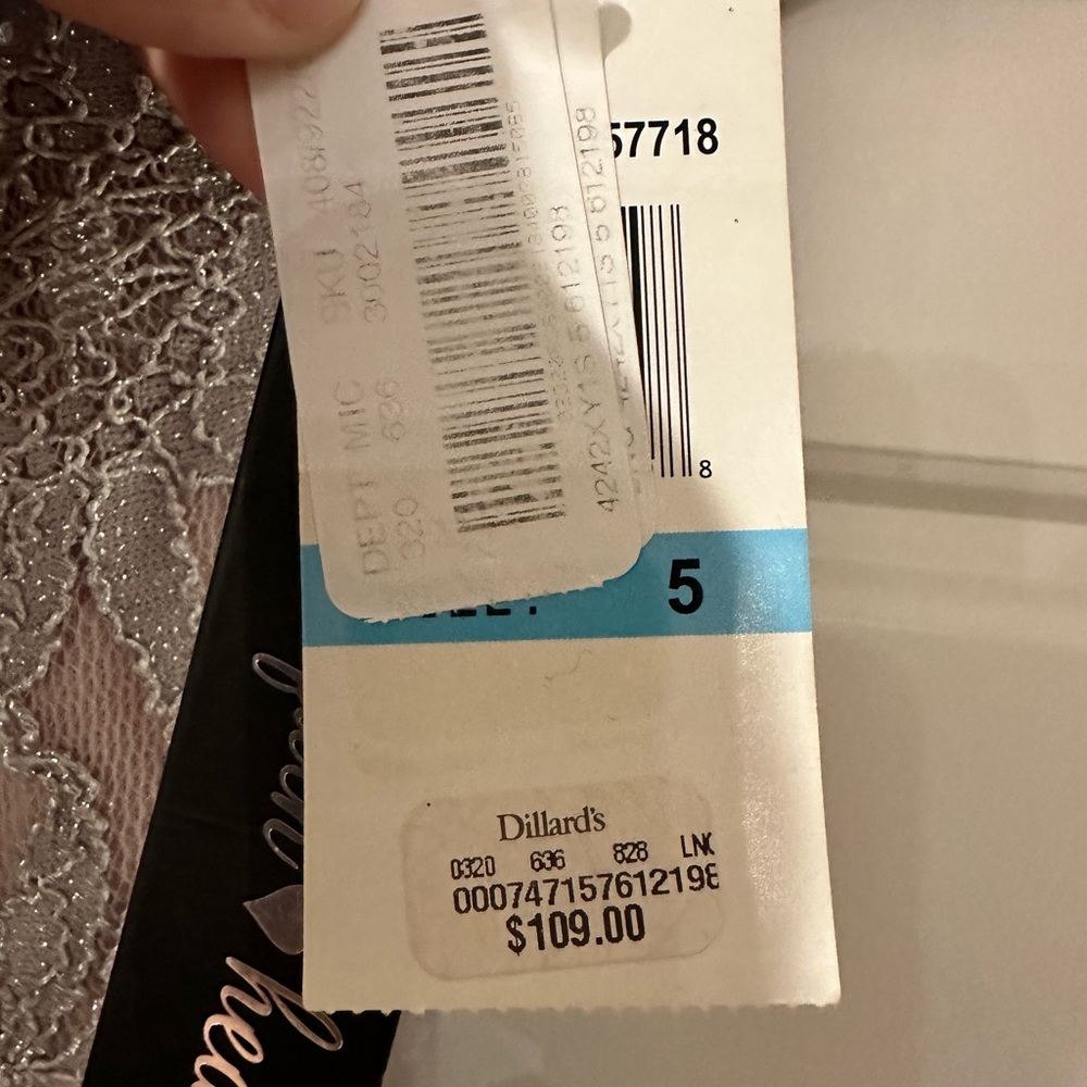 New Never Worn-Sequin Hearts Formal Dress